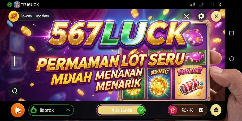 Tampilan gameplay menarik dari 567LUCK saat bermain Slot.