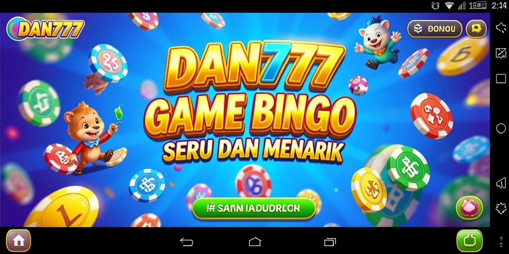 Screenshot gameplay DAN777 menampilkan suasana pertandingan Bingo yang seru.