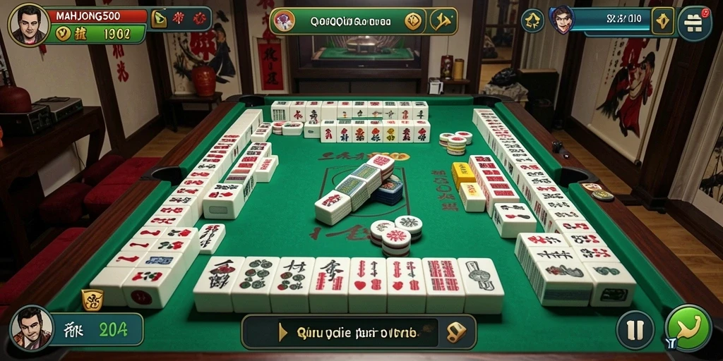 Tampilan screenshot gameplay menampilkan keseruan bermain QiuQiu.