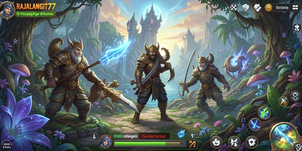 Gambar menangkap momen pertarungan seru dalam RAJALANGIT77.