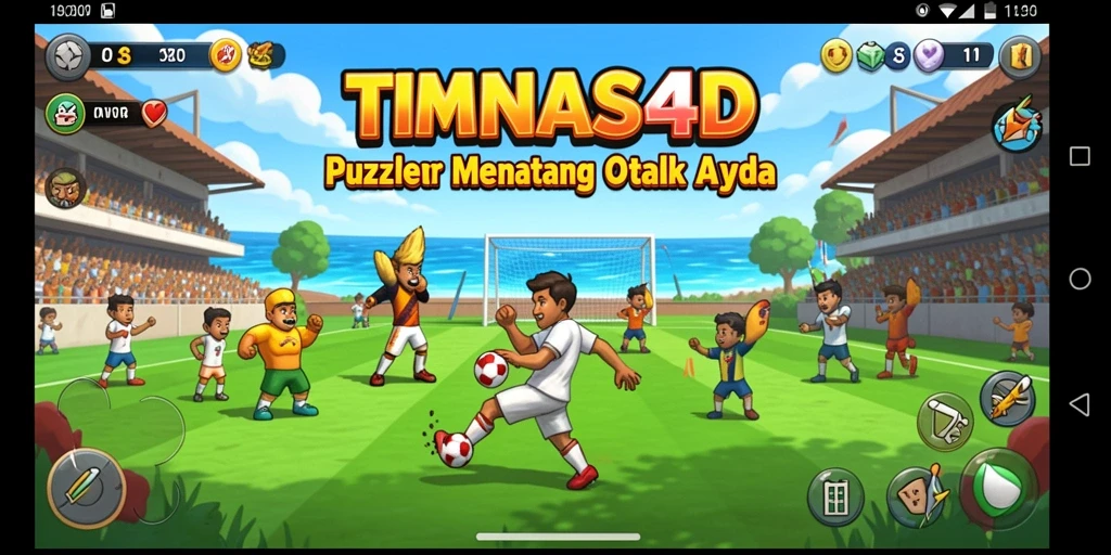 Gameplay menarik TIMNAS4D dengan potongan puzzle menantang.